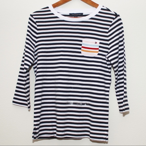 Tommy Hilfiger Striped Long Sleeve Shirt - Picture 1 of 7